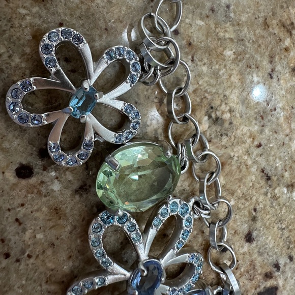 SWAROVSKI COCKTAIL BRACELET & EARRINGS - Picture 2 of 10